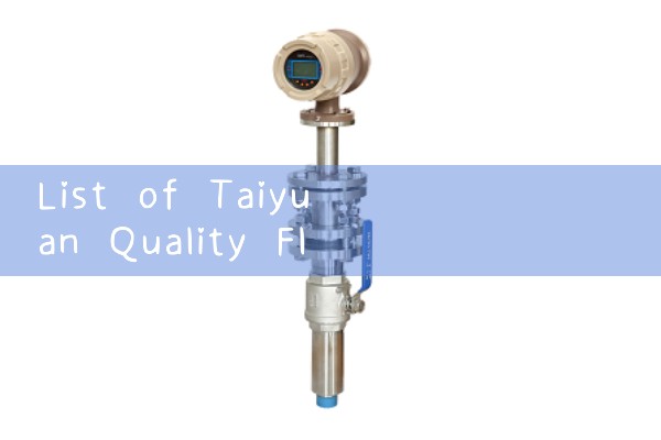 List of Taiyuan Quality Flow Meter Manufacturers